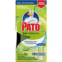 Imagem do produto Pato Desodorizador Gel Adesivo 1 Refil Citrus, Lim...