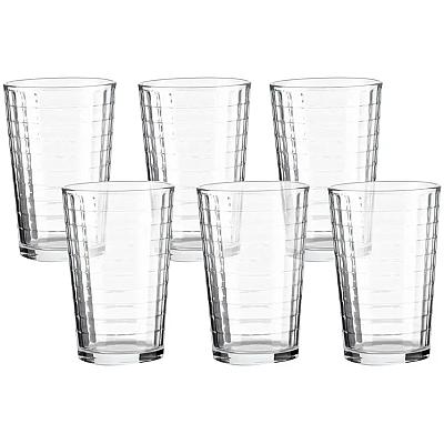 Imagem do produto Haus Concept Waffle Jogo de Copos de Vidro 227ml 6...