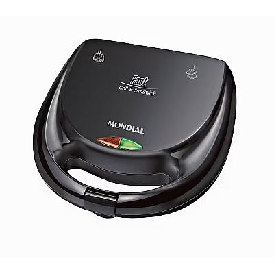 Imagem do produto Fast Grill e Sandwich Sanduicheira Mondial S-12 75...