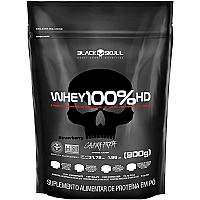 Imagem do produto Whey 100% Hd - 900G Refil Morango, da Black Skull