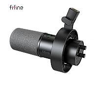 Imagem do produto FIFINE-USB/XLR Microfone Dinâmico, Toque Mudo, Mon...
