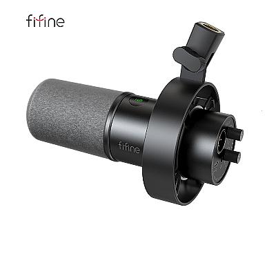Imagem do produto FIFINE-USB/XLR Microfone Dinâmico, Toque Mudo, Mon...