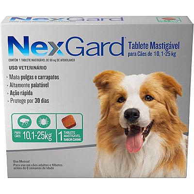 Imagem do produto Antipulgas e Carrapatos Nexgard 1 tablete para Cã...