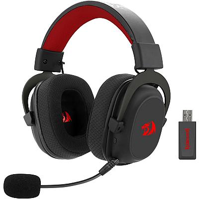 Imagem do produto Headset Gamer Redragon Zeus Pro Preto Sem Fio 7.1...