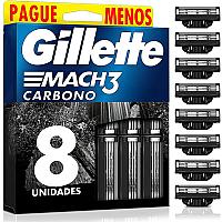 Imagem do produto Refils Para Barbear Gillette Mach3 Carbono Carga p...