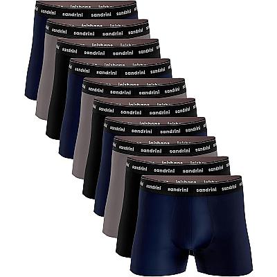 Imagem do produto Sandrini -Kit 10 Cuecas Boxer Polo 100% Algodão Bo...