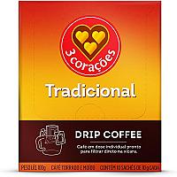 Imagem do produto Café 3 Corações Drip Coffee Tradicional contém 10...