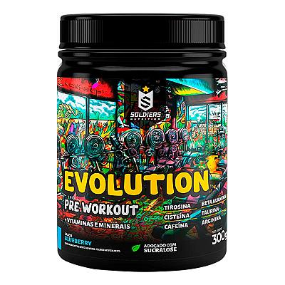 Imagem do produto Pré-treino Evolution Pré Workout 300g Sabor Bluebe...