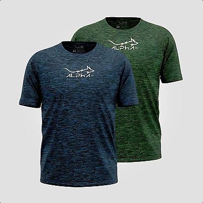 Imagem do produto Kit 2 Camisetas Dry Fluid Move Alpha Co Masculina