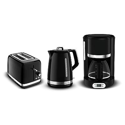 Imagem do produto Kit Cafeteira, Chaleira e Torradeira Soleil Preta