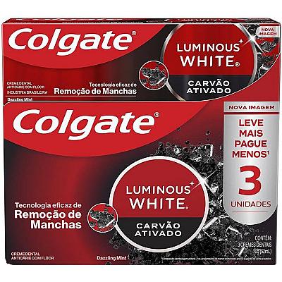 Imagem do produto Colgate Creme Dental Clareador Luminous White Carv...
