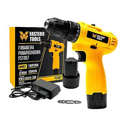 Imagem do produto Parafusadeira Furadeira Fasterr Tools 3/8 Bivolt A...
