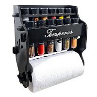 Imagem do produto Porta Temperos/Condimentos MDF kit 12 Tubetes + Su...