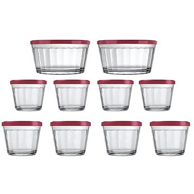 Imagem do produto Tigela Americano Conjunto de Tigelas de Vidro 10 P...
