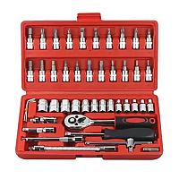 Imagem do produto Maleta Kit Chaves NEW Jogo Catraca Reversível Soqu...