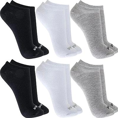 Imagem do produto Kit 6 Pares Meia Soquete Mash Sapatilha Invisível...
