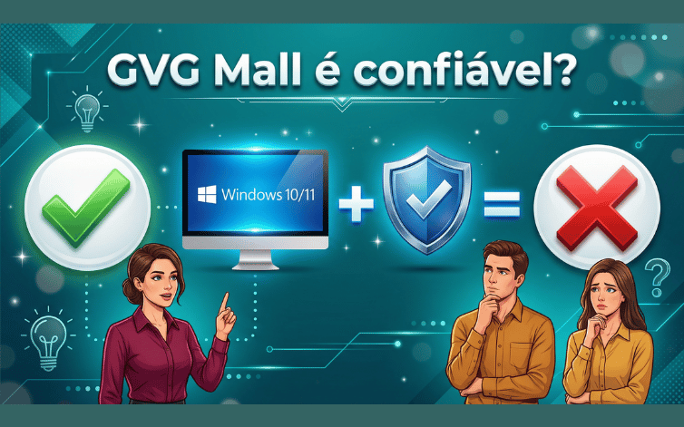 GVG Mall é confiável? Como ativar o Windows com Segurança